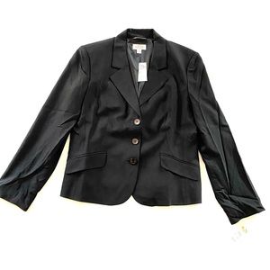 Talbots Black 3 Button Suit Jacket NWTs